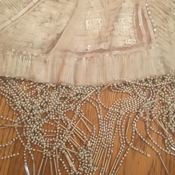 KAS New York Beaded Fringe Festival Vest XS - Picture 11 of 13